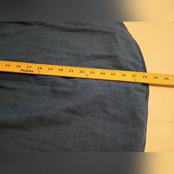 Ralph Lauren Mens Indigo Oxford  Casual Button Down Shirt Sz M - Picture 5 of 7